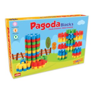 Pagoda blocks building for kids 3 years+