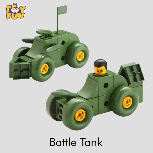 battle tank army blocks for kids 3 years +
