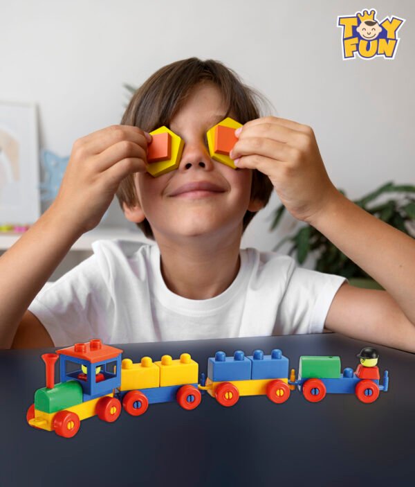chhook chhook train playing blocks for kids 3 years +