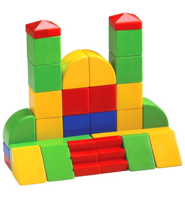 toy town sr, house building blocks medium size