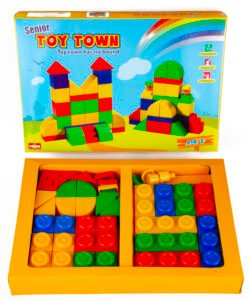 toy town sr, house building blocks medium size