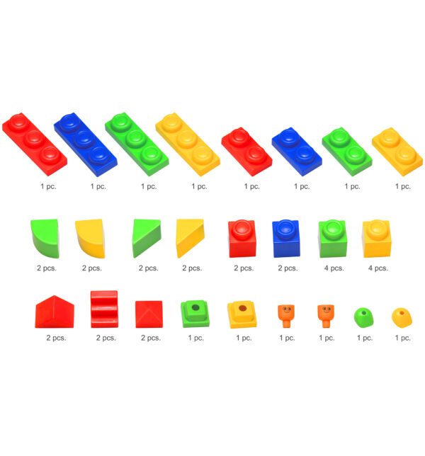 toy town sr, house building blocks medium size
