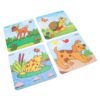 toyfun jigsaw puzzle cartoon solved 4 puzzles