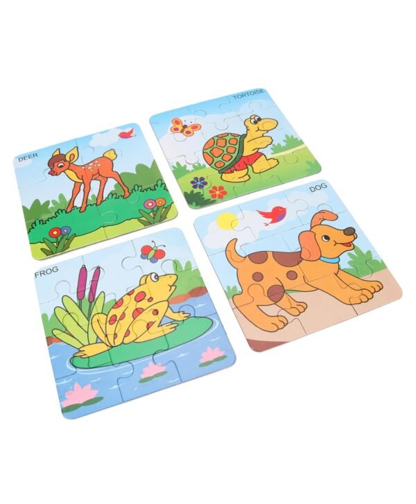 toyfun jigsaw puzzle cartoon solved 4 puzzles