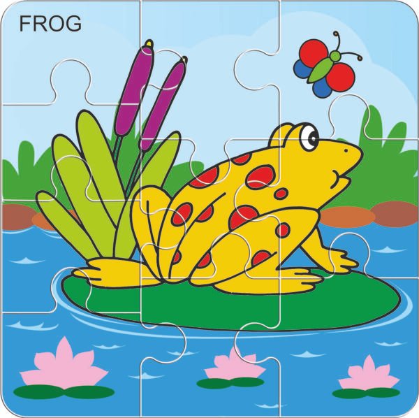 toyfun jigsaw puzzle cartoon frog