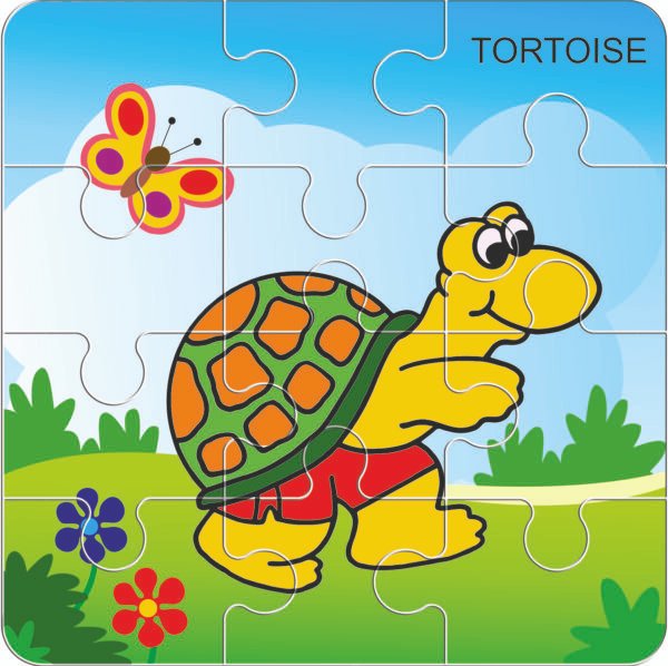 toyfun jigsaw puzzle cartoon tortoise