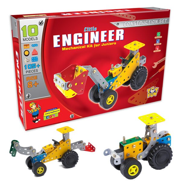 little engineer jcb construction construction diy set for kids