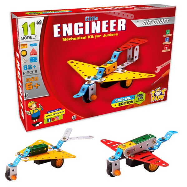 little engineer aircraft construction diy set for kids