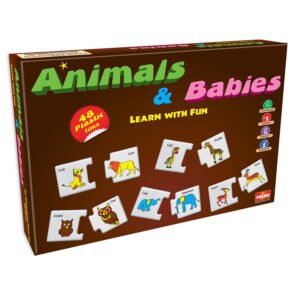 prime animal and babies puzzle for kids