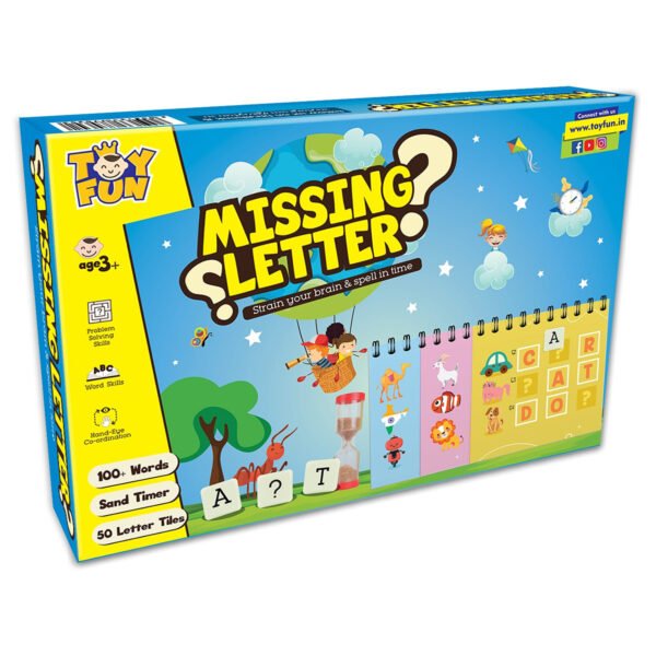 missing letter Educational word game